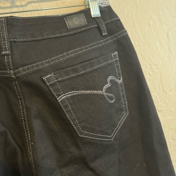 Women's BandoLino Mandie Black jeans Straight Size 8 - Picture 5 of 7